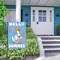 Hello Summer Garden Flags for Outside, Funny Goose with Surfboard Small Seasonal Decoration
